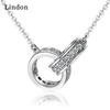 Lindon женское ожерелье кулон медный сплав циркон для женщин свадебная вечеринка модный подарок