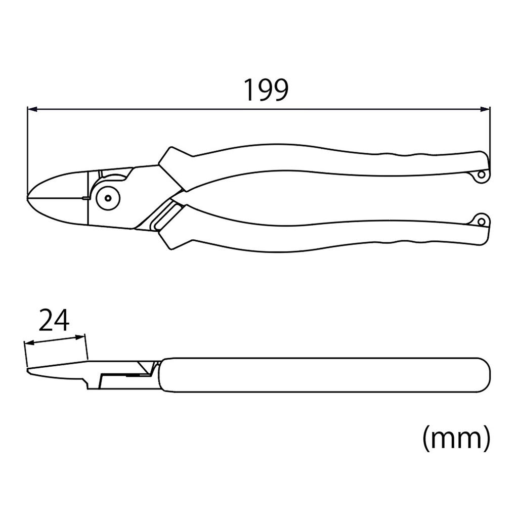 Lobtex Power Nippers Thin Blade J200PWNU