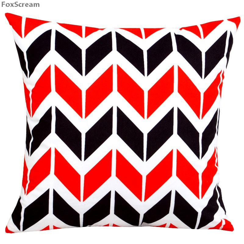 Декоративные подушки в скандинавском стиле, желто-серые чехлы с геометрическим рисунком, домашний декор, черный, белый цвет