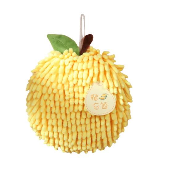 Полотенце для рук из шенилла с ремешком для подвешивания, хорошо впитывающее воду мягкое сверхтонкое волокно, утолщенная тряпка, устойчивая к пятнам, многоразовая для уборки кухни и ванной комнаты