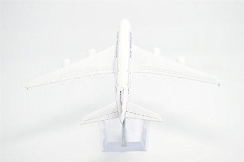 Династия Тан 1/400 16см Air France Airbus A380 Металлическая модель самолета Игрушка