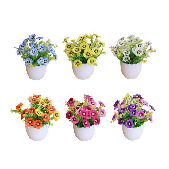 1 комплект, искусственный горшок, не выцветающий, декоративный, многоцелевой, с прозрачной текстурой, без обрезки, украшение для искусственного цветника и сада