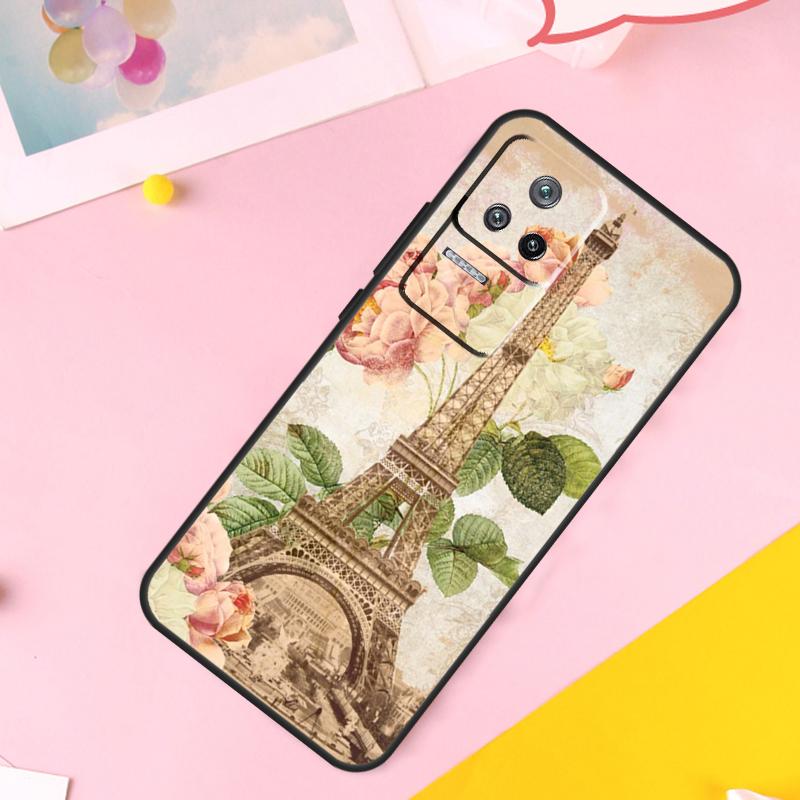 Чехол Париж Эйфелева башня для POCO X6 M6 Pro X3 X5 F3 F5 M5s Xiaomi 14 13 Ultra 12 Lite 11T 12T 13T Pro