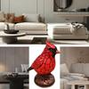 CardinalTable Lamp Natural Animal Bird Theme Lamp Christmas Desktop Decoration Lamp Home Office Desktop Decoration Ornaments