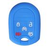 Silicone Silicone Case 4/5 Buttons Car Key Box Accessories Car Key Cover for Ford Car