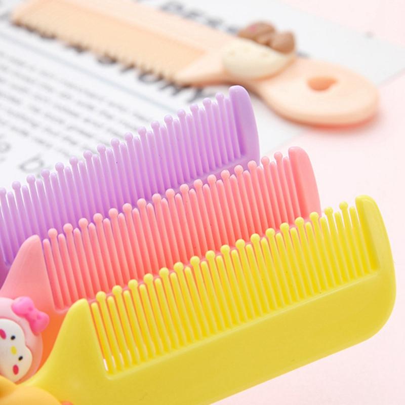 Детская расческа для девочек, расчески, милые мультяшные пластиковые расчески