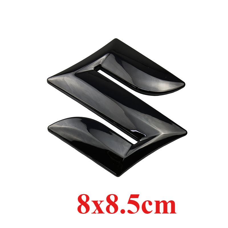 for SUZUKI Swift Metal Alloy Car Front Emblem Rear Trunk Logo 3D Badge Steering Wheel Sticker Modified Letter Decoration 1ET