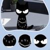 Кот Часы Декоративные Животное Бесшумные Современные Мультяшные Компактные Акриловые Домашний Декор Украшение для