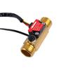 Латунный датчик потока воды Датчик потока на эффекте Холла Датчик скорости потока жидкости Латунный переключатель потока Цифровой детектор мониторинга