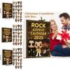 Рождественский адвент-календарь Rock Band с акриловыми фигурками для праздничного декора и дарения