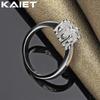 925 Silver Color Flower Crystal 7-10 Ring For Women Fashion Accessories Jewelry