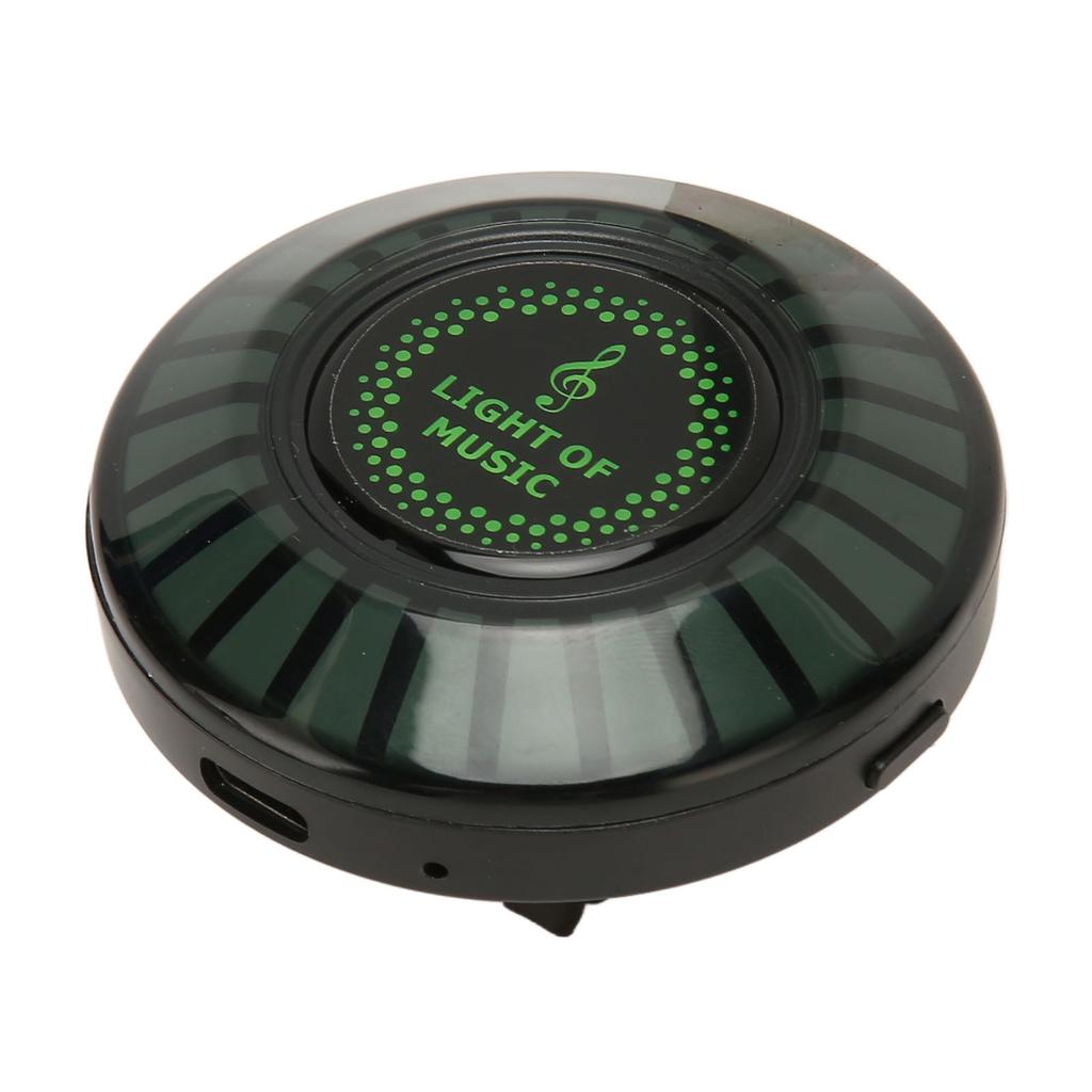 Круглый цветной RGB-звукосниматель с ароматизатором, активируемый голосом, с подсветкой