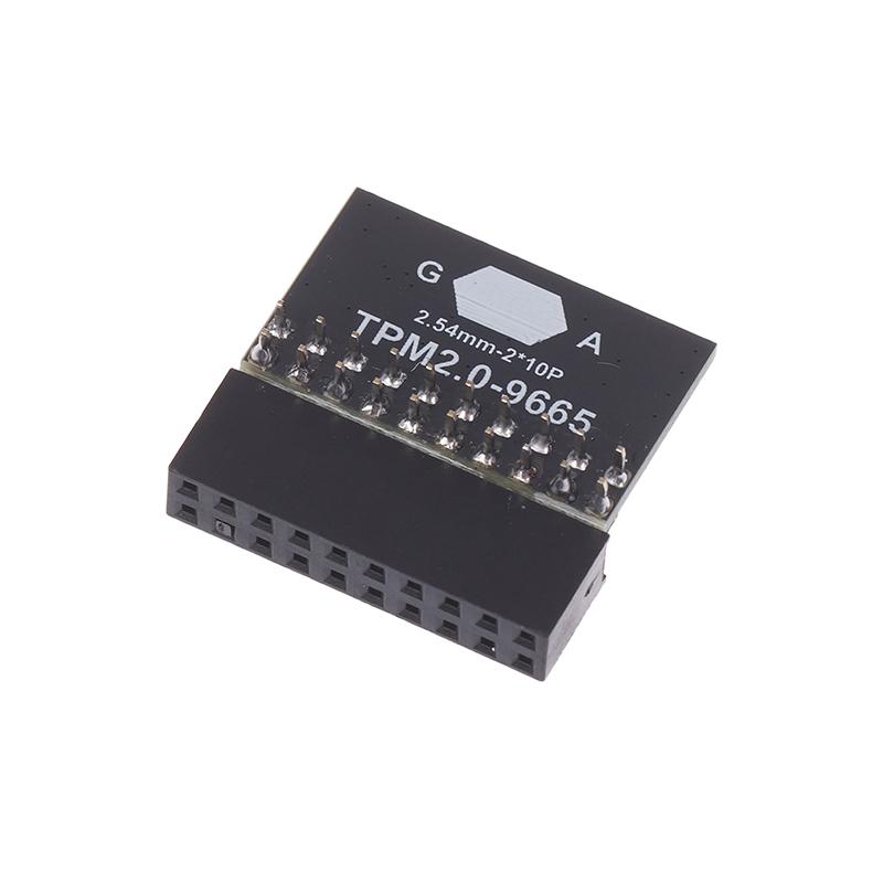 Плата шифрованного модуля безопасности TPM 2.0 LPC 20-контактная Карта материнской платы Модуль TPM2.0 Для материнских плат Asus Gigabyte Для Windows11
