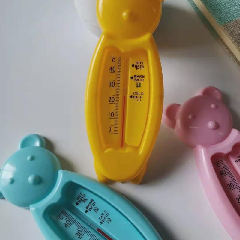 Мультяшный медведь для купания младенцев и комнатный водный термометр