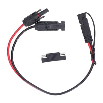 Соединительный кабель для солнечной панели 12AWG ПВХ медь солнечная панель к адаптеру SAE для мотоциклов автомобилей