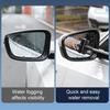 Car Rearview Mirror Wiper Retractable Stainless Steel Handle Soft Sponge Auto Side Wing Mirror Squeegee Scraper Window Glass Cleaning Tool Auto