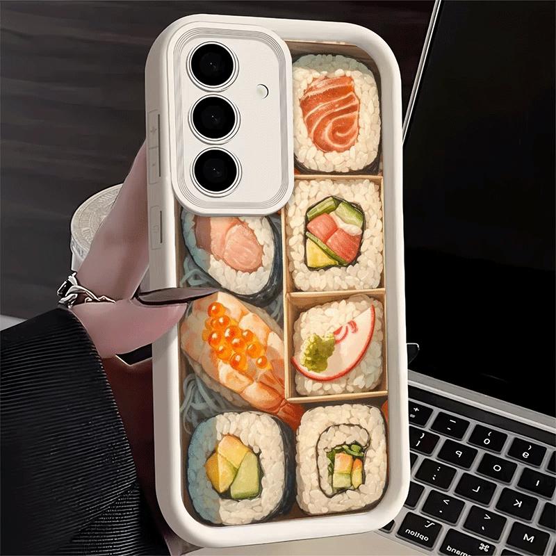 Phone Case for Samsung Galaxy A17 A16 A15 A14 A13 Delicious Sushi Bento A56 A36 A26 A55 A35 A25 A54 A34 A24 A53 A33 A23 A07 A06