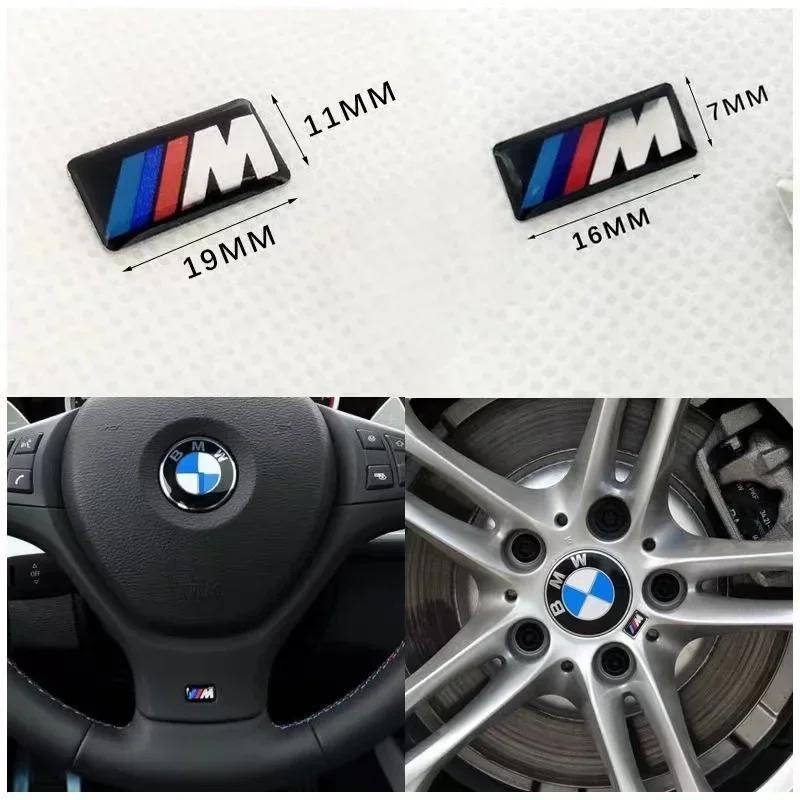 Applicable to BMW M sticker car steering wheel badge sticker badge decal decorative accessories