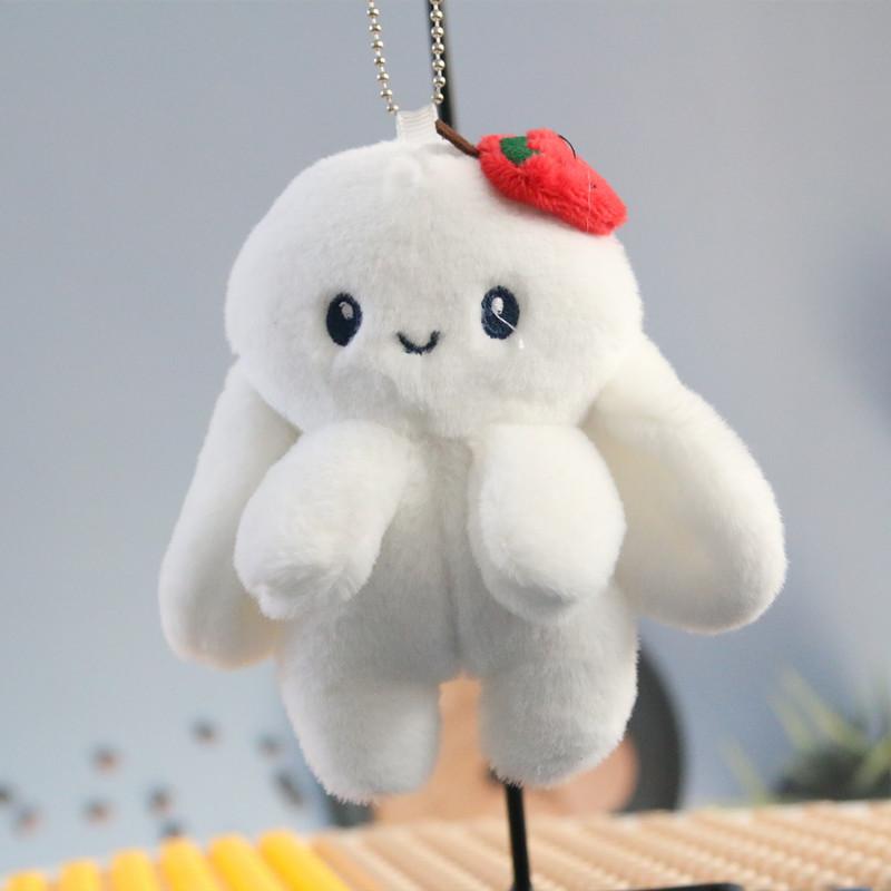 Easter Cute Bunny Plush Keychain for Backpack Mini Soft Rabbit Doll Keychain Purse Charm Pendant Key Ring Gift for Women Girls