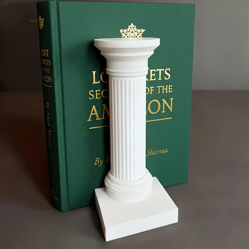 3D-печатные колонны-подставки для книг Художественный дизайн Минималистичная подставка для книг Настольное украшение для кабинета офиса Домашний декор Подарок