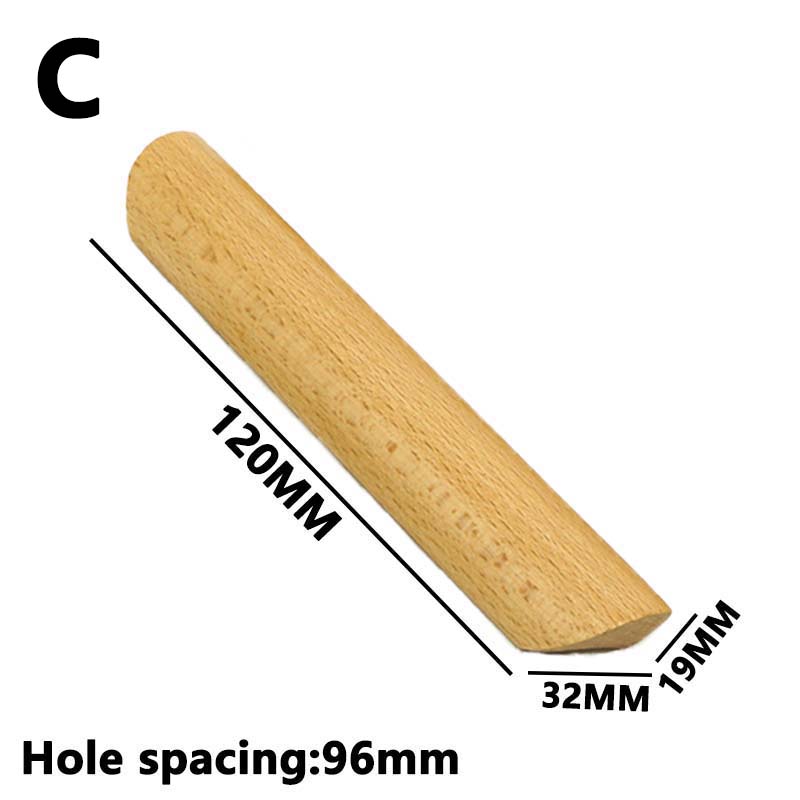 1 шт., мебельные ручки, деревянные ручки, ручки из бука, ручки для ящиков шкафов, комодов