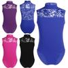 Kids Girl's Sleeveless Lace Gymnastics Ballet Dance Skirt Camisole Leotard Jumpsuit Dancewear