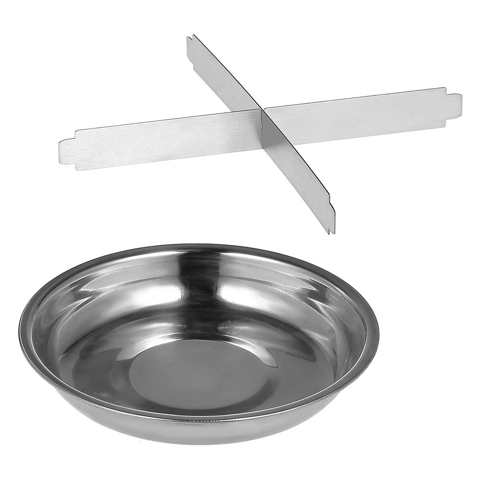 Outdoor Camping Stove Portable Folding Backpacking Wood Stove with Alcohol Tray for Camping Fishing