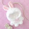 Fluffy Plush Kigurumi (10cm Rabbit) White by G.triger, for Oshi-Nui (Plush Toys) [Product Code]
