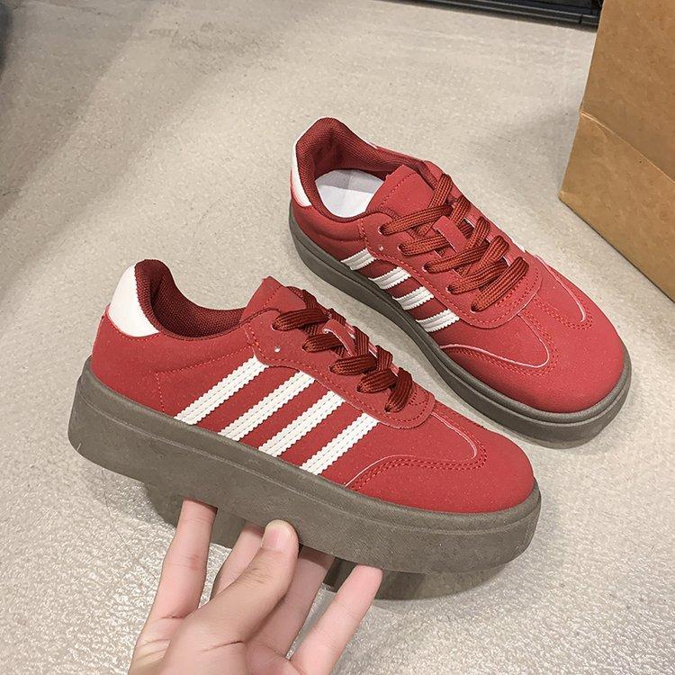 Niche German кроссовки женские весна 2025 новые кожаные белые туфли мягкая подошва женская обувь повседневные спортивные кроссовки плоская подошва