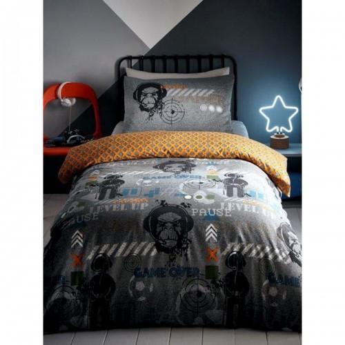 Kids Club Gamer Glow In The Dark Duvet Cover Set