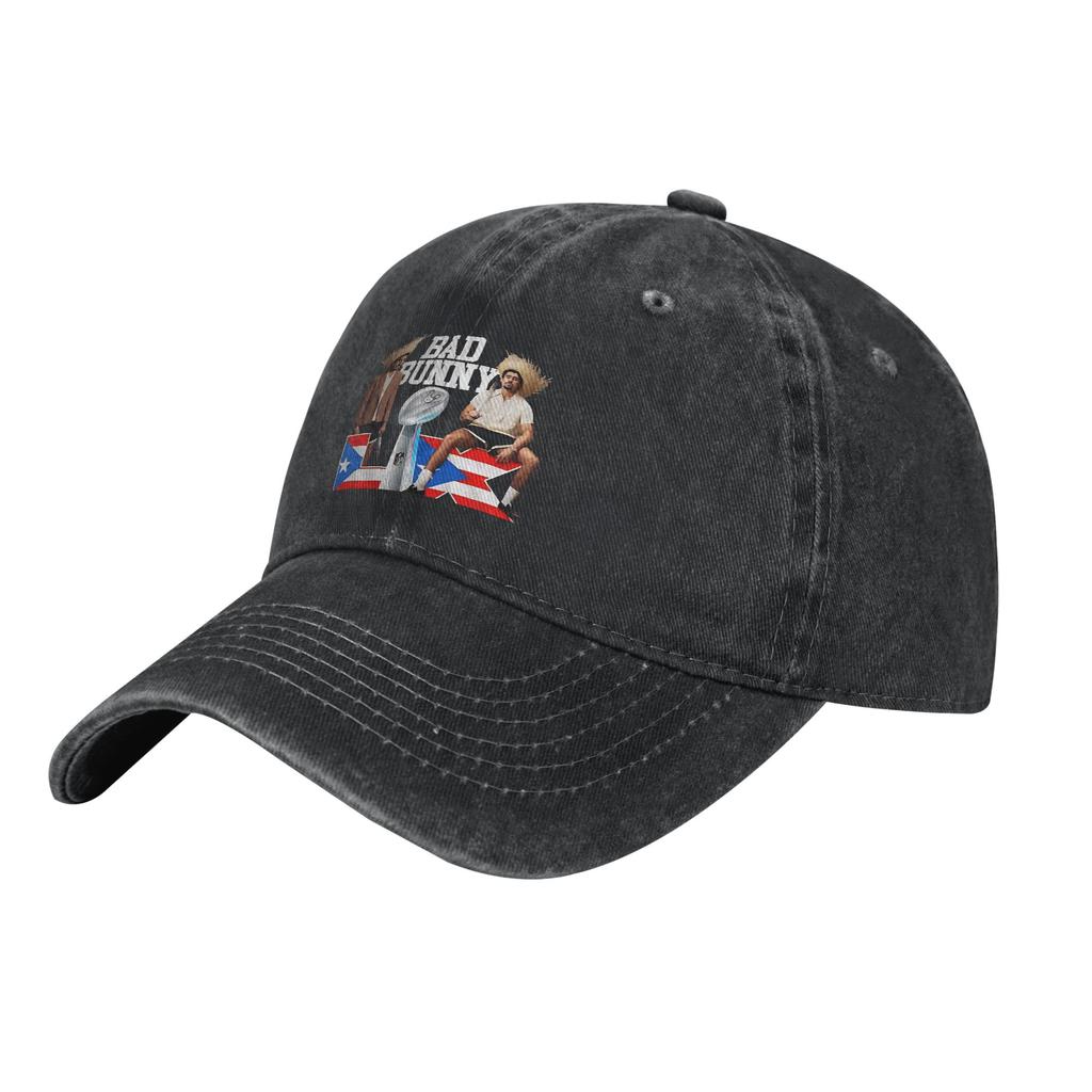 BAD BUNNY Baseball Caps Retro Distressed Washed DTMF Debi Tirar Mas Fotos Snapback Hat for Unisex Women Summer Adjustable Hats Cap