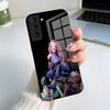 A-A-Инопланетный С-С-Сценический Чехол Для Телефона Для Samsung A56 A36 A26 A16 A15 A25 A35 A55 A14 A34 A24 A54 Стеклянный Чехол