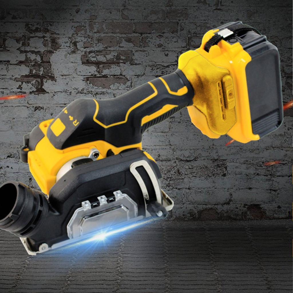 Мини-угловая шлифовальная машина с аккумулятором 20 В 550 Вт, бесщеточная шлифовальная машина для резки, полировки и заточки 76 мм, 20000 об/мин