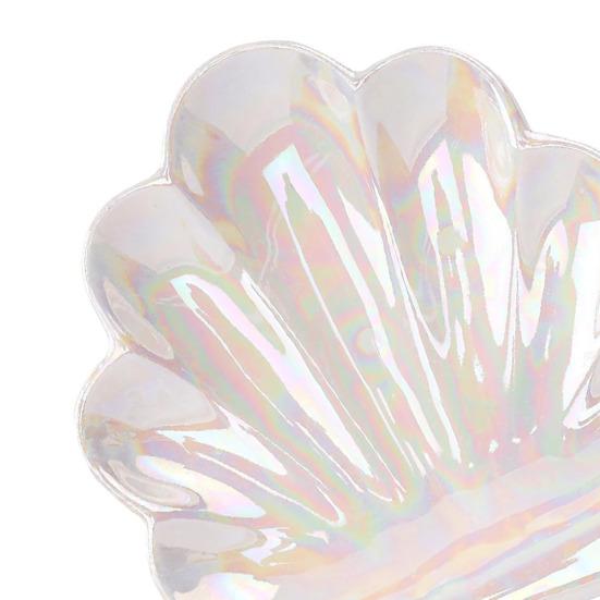 Подставка для украшений из ракушек, держатель для колец, реалистичная форма, компактный размер, обручальное кольцо, тарелка для украшений, безделушка