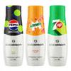 Набор из 3 сиропов для воды Sodastream Pepsi Max Lime + Mirinda + 7Up Free