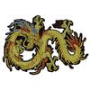 Chinese Dragon Golden Jeans Decoration On Clothes Clothing Accessory Patch Applique DIY
