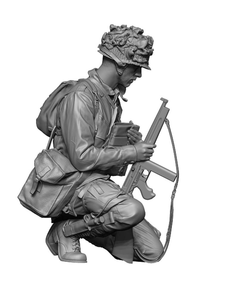 Модель H3 1/35 Вторая мировая война Десантные войска США Битва за Францию #2 Набор для 3D-печати HS35112 (Человек)