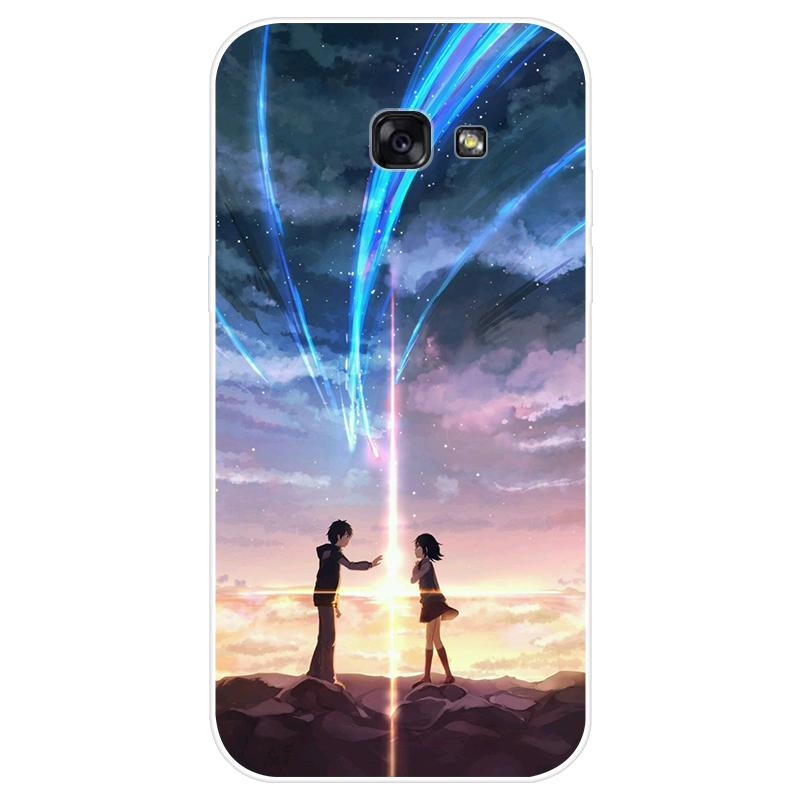 Для Samsung Galaxy A 5 A52017 SM-A520F чехол Мягкая силиконовая задняя крышка модный чехол для телефона с мультяшным рисунком