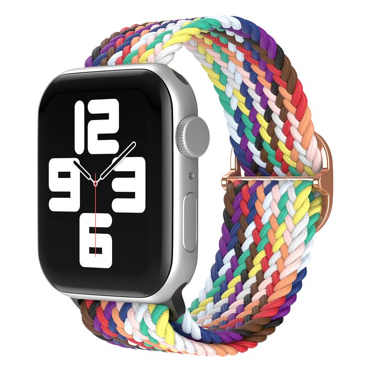 Плетеная петля Solo для Apple Watch Band 44 мм, 40 мм, 45 мм, 41 мм, 49 мм, 42 мм, 38 мм, эластичный браслет IWatch Series 7, 3 SE, 6, 8, ультра-ремешок для ремешка для наручных часов