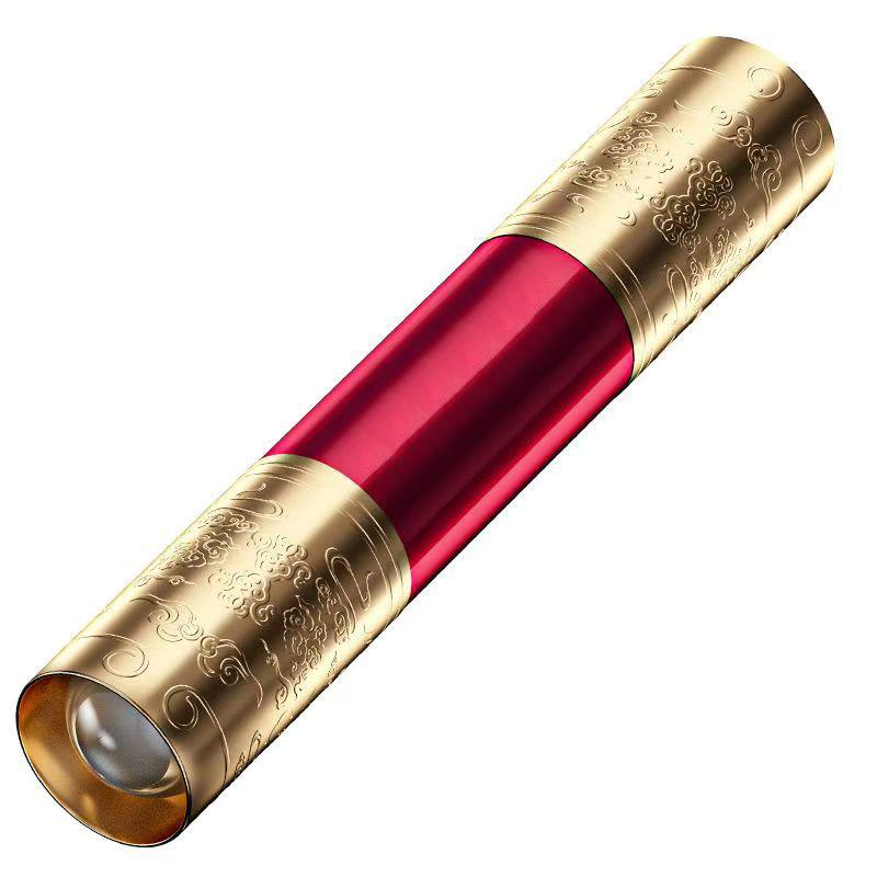 Мини-Фонарик-Жезл Сунь Укуна, Светодиодный, Телескопический, С USB-Зарядкой, Маленький, Водонепроницаемый, Аварийный Фонарь