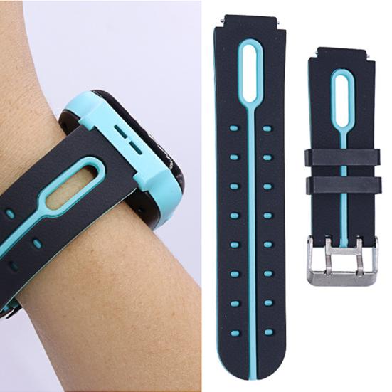 Ремешок для часов, мягкий универсальный силиконовый ремешок для умных часов 16 мм, сменный браслет для детей