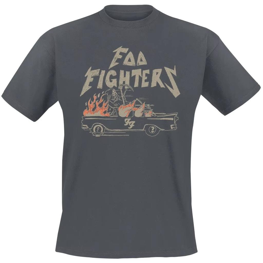 1995 Foo Fighters Классический Постер Принт Футболка Мужская Женская Винтажная Металл Рок Группа Хлопок Уличная Одежда Харадзюку Мода Летняя Новая Футболка Повседневная Оверсайз Топ