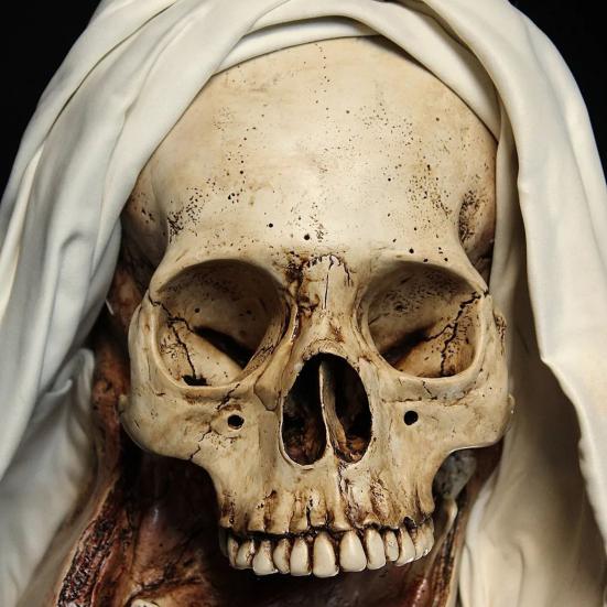 Украшение статуи Хэллоуина, долговечная реалистичная жуткая скульптура, устойчивая к атмосферным воздействиям, нетоксичная садовая декорация, реквизит для вечеринки в честь Хэллоуина, ежедневный показ