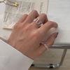 Женское регулируемое волнистое кольцо в корейском стиле с геометрическими неправильными линиями