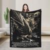 Silent Hill Blanket Flannel Print Halloween Horror Breathable Super Soft Throw Blankets for Bed Car Bedding Throws