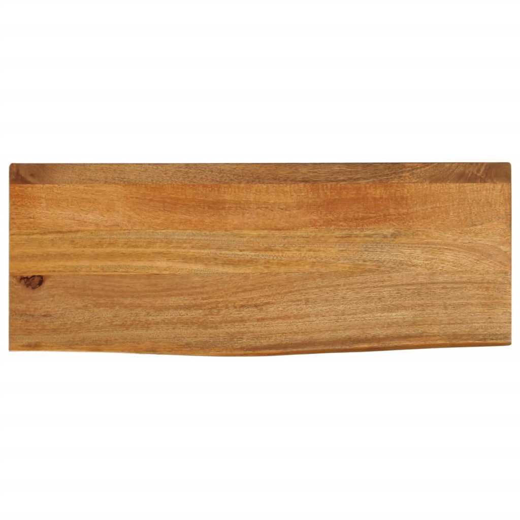 Vidaxl Blat Stołu Z Naturalną Krawędzią, 90X20X2,5 Cm, Drewno Mango