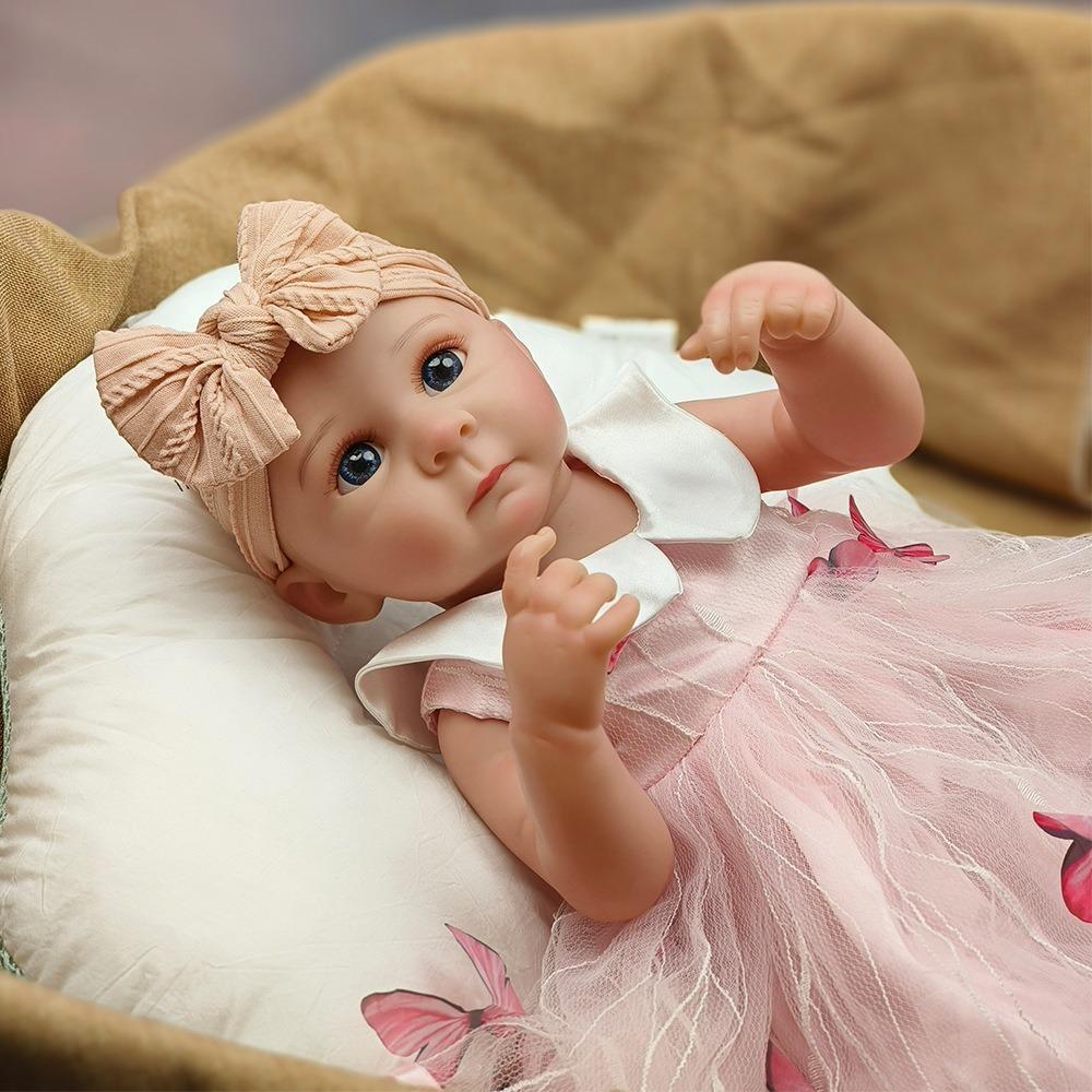 18-дюймовая кукла-реборн Bettie Simulation Baby Girl, все тело, силиконовая моющаяся кукла-реборн, мягкая кукла-реборн принцессы Bebe, детская игрушка-компаньон перед сном