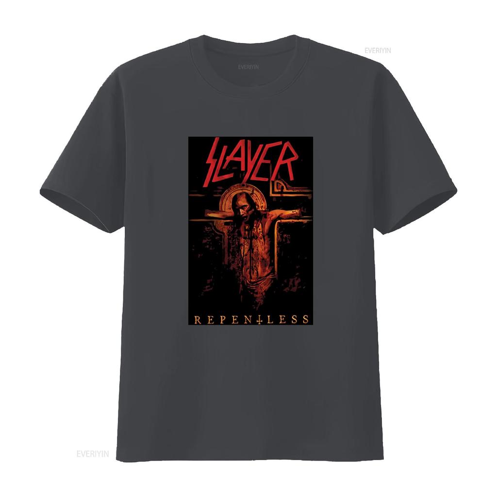 Футболка Slayer Repentless Crucifix S XXL Официальная Метал-группа Рок-музыка винтажная Стиранная Мягкая стритвир Универсальная Эластичная