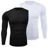 Men One Arm Long Sleeves T-Shirts Base Layer Basketball Sports Tight Compression Gym Fitness Jogger Running Top Outdoor Clothes Quick Dry