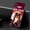 Чехол Genshin Impact Hutao для Huawei Honor 10X Lite 7A 8A 9X 20 Pro 7S 8C 8S 8X 9A 9C 10i 20i 30i 20E 20S 8 10 Lite, черный чехол